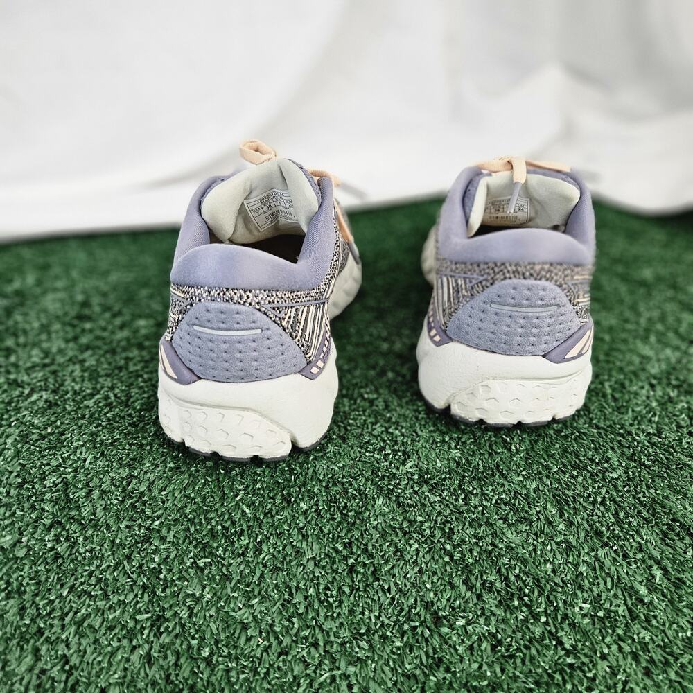 Brooks Women's Gray and Light Pink Running Sneakers - Picture 8 of 11